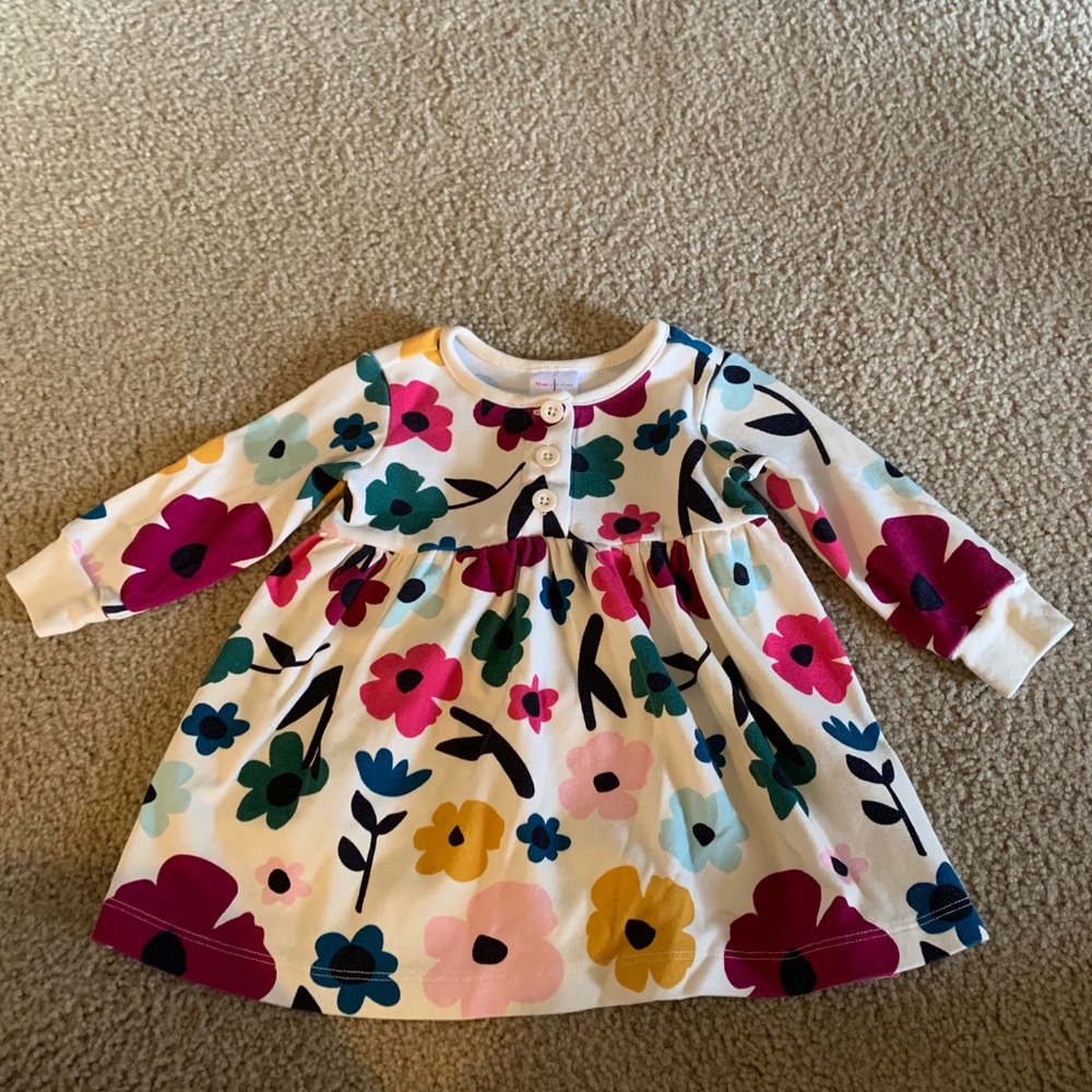 Hanna Andersson white floral dress
